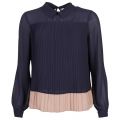 Womens Dark Navy Vimable L/s Top 11233 by Vila from Hurleys
