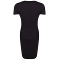 Womens Black Embroidered Fitted Dress 21753 by Versace Jeans from Hurleys