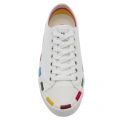 Womens White Nolan Stripe Trainers 20127 by PS Paul Smith from Hurleys