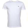 Mens White Classic Crew S/s Tee Shirt 73144 by Lacoste from Hurleys