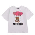Girls White Toy Balloon Maxi S/s T Shirt 58406 by Moschino from Hurleys