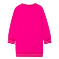 Girls Bright Pink Good Vibes Only Dress 93312 by Billieblush from Hurleys