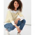 Womens Cream Yellow Seacombe Stripe L/s T Shirt 102999 by Joules from Hurleys