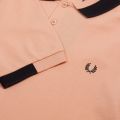 Mens Apricot Block Tipped S/s Polo Shirt 27611 by Fred Perry from Hurleys