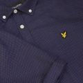 Mens Navy Multi Stitch S/s Shirt 24205 by Lyle & Scott from Hurleys