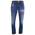 Mens Blue Wash Slim Fit Jeans 15631 by Love Moschino from Hurleys