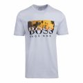 Casual Mens Pale Blue Tsummer 6 S/s T Shirt 74338 by BOSS from Hurleys