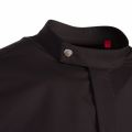 Mens Black Everitt Stand Collar Extra-Slim Fit L/s Shirt 74201 by HUGO from Hurleys