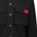Mens Black Ederico Button Overshirt 99840 by HUGO from Hurleys