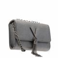 Womens Black Glitter Divina Tassel Small Crossbody Bag 33642 by Valentino from Hurleys