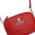 Womens Red Polly Camera Bag