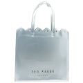 Womens Silver Belacon Scalloped Edge Large Icon Bag 68531 by Ted Baker from Hurleys