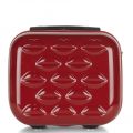 Womens Red Hard Sided Lips Vanity Case 66671 by Lulu Guinness from Hurleys