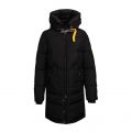 Womens Black Long Bear Base Coat 92027 by Parajumpers from Hurleys