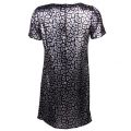 Womens Black & Silver Sequin Animal Print Dress 15747 by Michael Kors from Hurleys