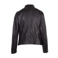 Casual Womens Black Jameggy Leather Jacket 56851 by BOSS from Hurleys