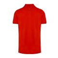 Mens Dark Orange Dyler193 Tipped S/s Polo Shirt 42633 by HUGO from Hurleys