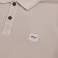 Casual Mens Light Grey Prime Slim Fit S/s Polo Shirt 74510 by BOSS from Hurleys