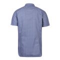 Casual Mens Blue Megneton_1 S/s Shirt 85392 by BOSS from Hurleys