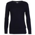 Lifestyle Womens Navy Prudhoe Knitted Jumper 21883 by Barbour from Hurleys