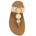 Womens Rose Gold Halo™ Toe Post Sandals 15487 by FitFlop from Hurleys