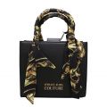 Womens Black Garland Scarf Small Tote Cross Body Bag 100990 by Versace Jeans Couture from Hurleys
