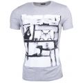 Mens Grey T-Diego-Hf S/s Tee Shirt 63992 by Diesel from Hurleys