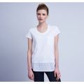 Womens White Tain S/s Tee Shirt 10196 by Barbour International from Hurleys