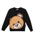 Boys Black Big Toy Sweat Top 90513 by Moschino from Hurleys