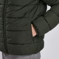 Mens Sage Court Hooded Quilted Jacket 46498 by Barbour International from Hurleys