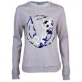 Womens Grey Logo Print Sweat Top 15373 by Versace Jeans from Hurleys