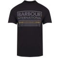 Mens Black Grill S/s T Shirt 34555 by Barbour International from Hurleys