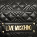 Womens Black Diamond Quilted Camera Bag 53224 by Love Moschino from Hurleys
