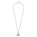 Vivienne Westwood Necklace Womens Silver/Crystal Mayfair Bas Relief Pendant