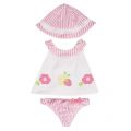 Baby White/Pink Beach & Hat Set 40022 by Mayoral from Hurleys