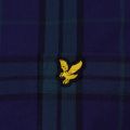 Mens Navy Check L/s Shirt 64926 by Lyle and Scott from Hurleys