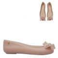 Womens Pink Nude Space Love Leisure Bow Shoes 44343 by Melissa from Hurleys