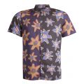 Paul Smith Mens Black Hand Drawn Floral Casual S/s Shirt 27539 by PS Paul Smith from Hurleys