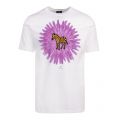 Mens White Flower Zebra Regular Fit S/s T Shirt 83269 by PS Paul Smith from Hurleys