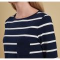 Lifestyle Womens Dark Navy Beachley Stripe Top 12490 by Barbour from Hurleys