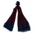 Womens Dark Navy Multi Logo Scarf 59157 by Armani Jeans from Hurleys