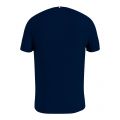 Mens Desert Sky Essential Tommy S/s T Shirt 83543 by Tommy Hilfiger from Hurleys