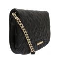 Womens Black Diamond Quilted Saddle Crossbody Bag 82234 by Love Moschino from Hurleys