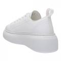 Womens White Super Platform Trainers 107836 by Armani Exchange from Hurleys