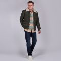 Mens Sage Java Quilted Jacket 79275 by Barbour Steve McQueen Collection from Hurleys