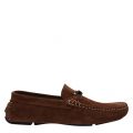 Mens Tan Cottn Suede Driving Shoes 59867 by Ted Baker from Hurleys