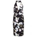 Womens Black Print Joan Floral Dress 21166 by Forever Unique from Hurleys