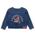 Girls Blue Denim Icon Jacket 85181 by Billieblush from Hurleys