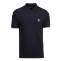 Mens True Navy Pique S/s Polo Shirt 77064 by MA.STRUM from Hurleys