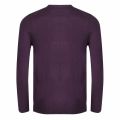 Mens Deep Plum Lambswool Crew Neck Knitted Top 33308 by Lyle & Scott from Hurleys